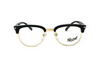 Persol Eyeglasses PO 3197V 95 BLACK / GOLD 3197 Tailoring Edition Round NUOVO 50mm
