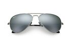 Ray-Ban Aviator Sunglasses Gold Frame – Black Lens / Silver Frame – Mirror Lens