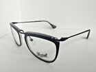 Nuova montatura per occhiali da vista Persol 3083-V 1004 nero 53mm Rx realizzata a mano in Italia