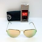 AUTHENTIC RAY-BAN RB 3449 001-ZY GOLD / COPPER MIRROR 59-14 135
