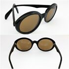 Autentici occhiali da sole vintage Persol Italia donna marrone anni '60 52-72 meflecto 6355